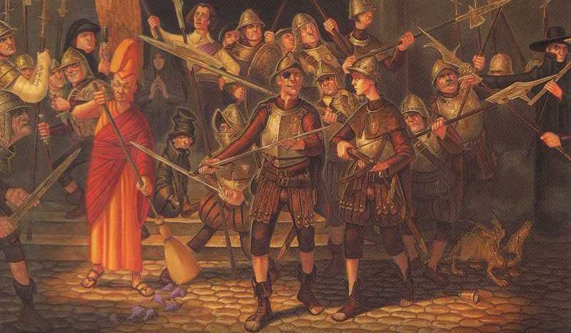 Night Watch cover art by Paul Kidby. Image: Doubleday